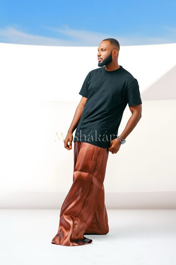 Liquid Brown Trouser - Image 2