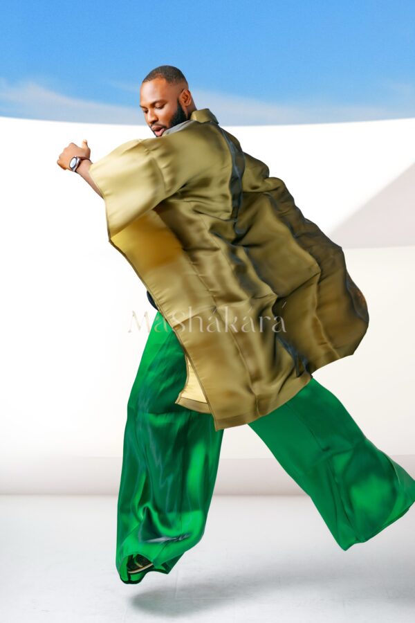 Liquid Green Trouser - Image 3