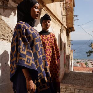 Silk Square Cape